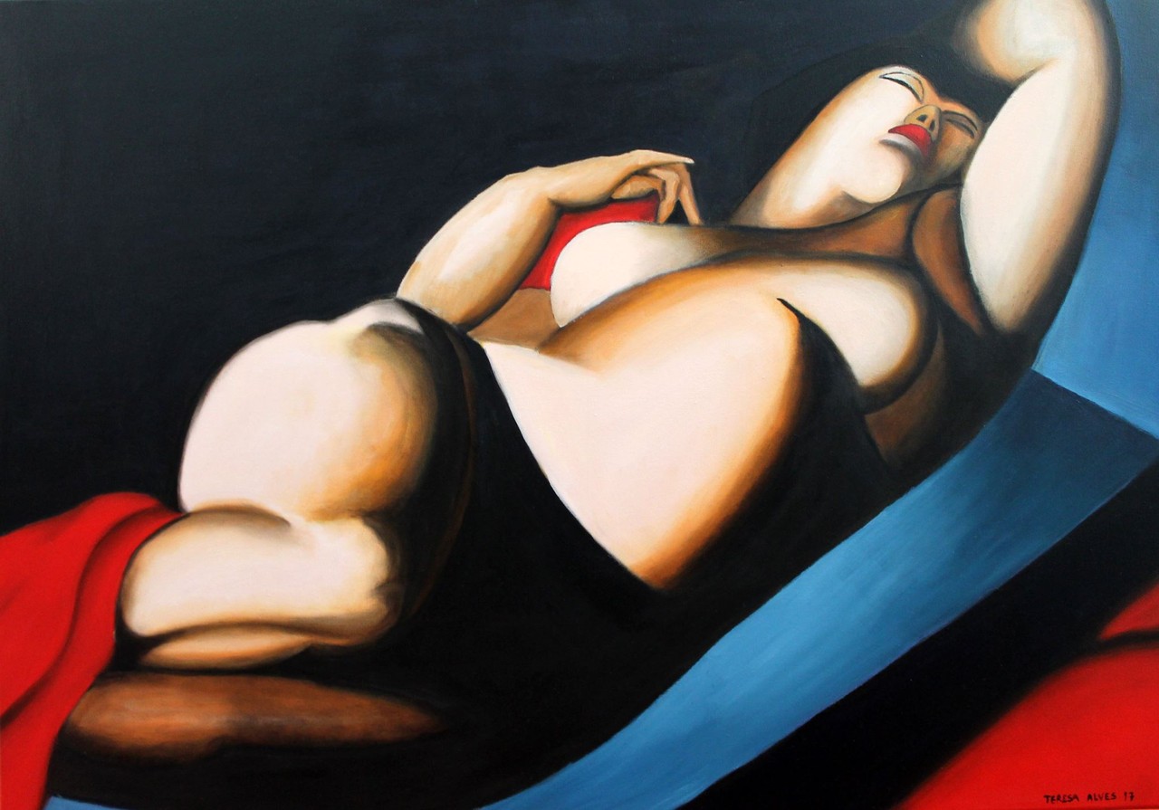 Interpretação de Tamara Lempicka por Teresa Alves Interpretação de Tamara Lempicka por Teresa Alves