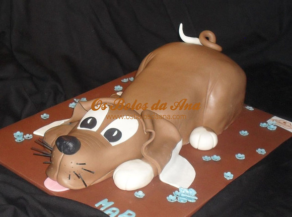 Bolo 3D Cachorro - Puppy Dog Cake