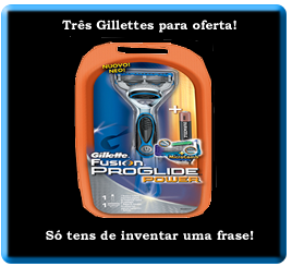 Passatempo 1001Blogs Parceria com Gillette Portugal - Inventa uma frase - 9015108_rMPSO