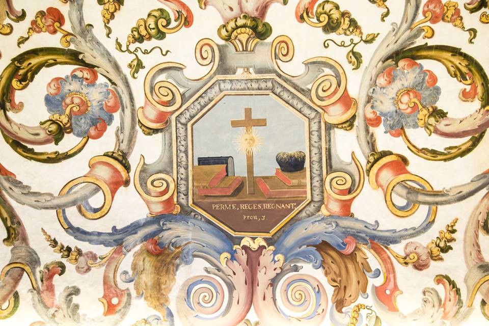 Capela da Universidade de Coimbra, pormenor do tet