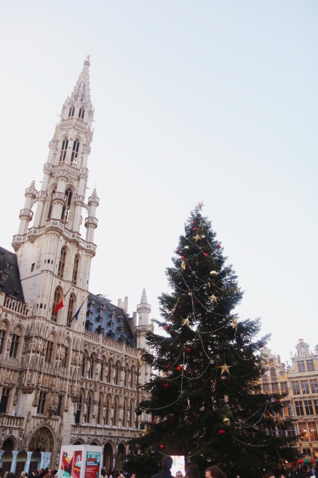 plaisirs d' hiver natal bruxelas grand place