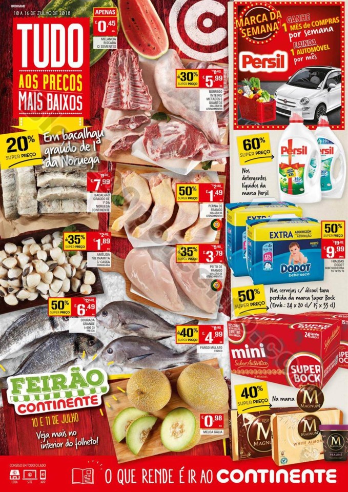antevisão folheto promoções Continente 10a16jul