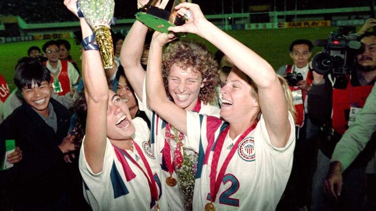 Resultado de imagem para michelle akers 1991