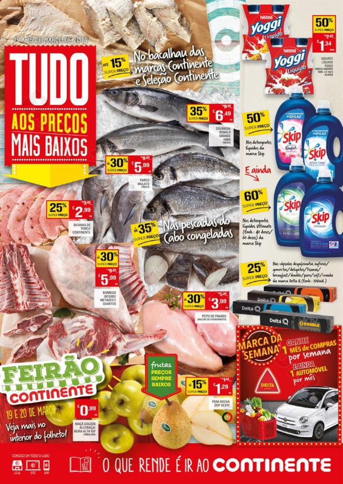 Folheto Promoções Continente Antevisão 19a25mar