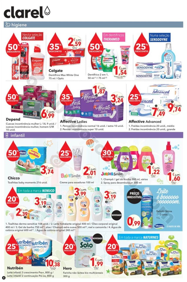 antevisão folheto promoções Clarel 1a14fev