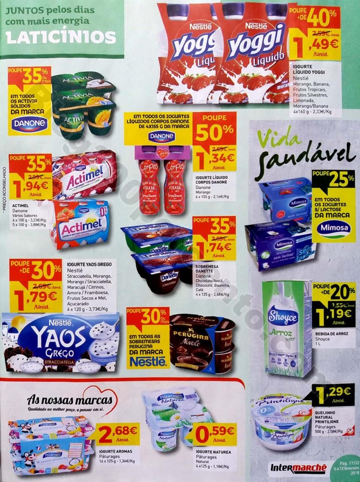 antevisão folheto promoções Intermarché 6a12fev 2ªparte