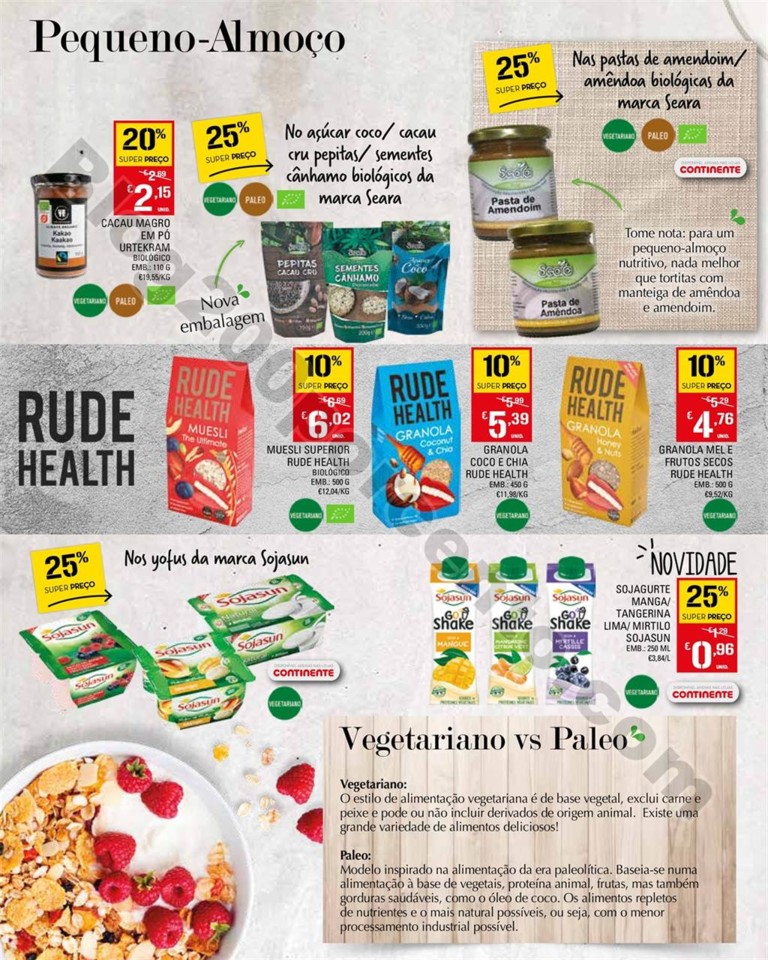 antevisão folheto promoções Continente Bio e Saudável 3a30jul