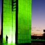 Amanhecer no Rio - Monumento dos Pracinhas ainda i