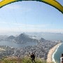 Vista do Morro dois Irm&atilde;os no Leblon com as praia