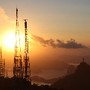 Amanhecer no Rio - Sol brilha forte sobre o Rio na
