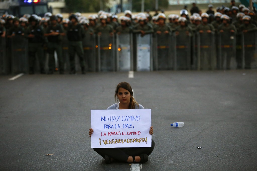 Manifestação de Estudantes, Caracas, Venezuela