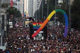 A maior parada Gay do mundo - Participantes lotara