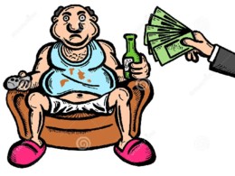 unconditional-basic-income-fat-unemployed-man-sitt