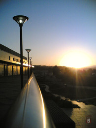 Pôr-do-Sol frente do CinemaCity Leiria